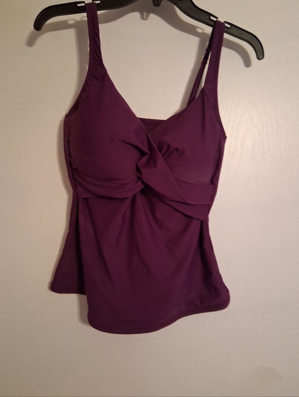 Catalina Vivid Purple Tankini Top